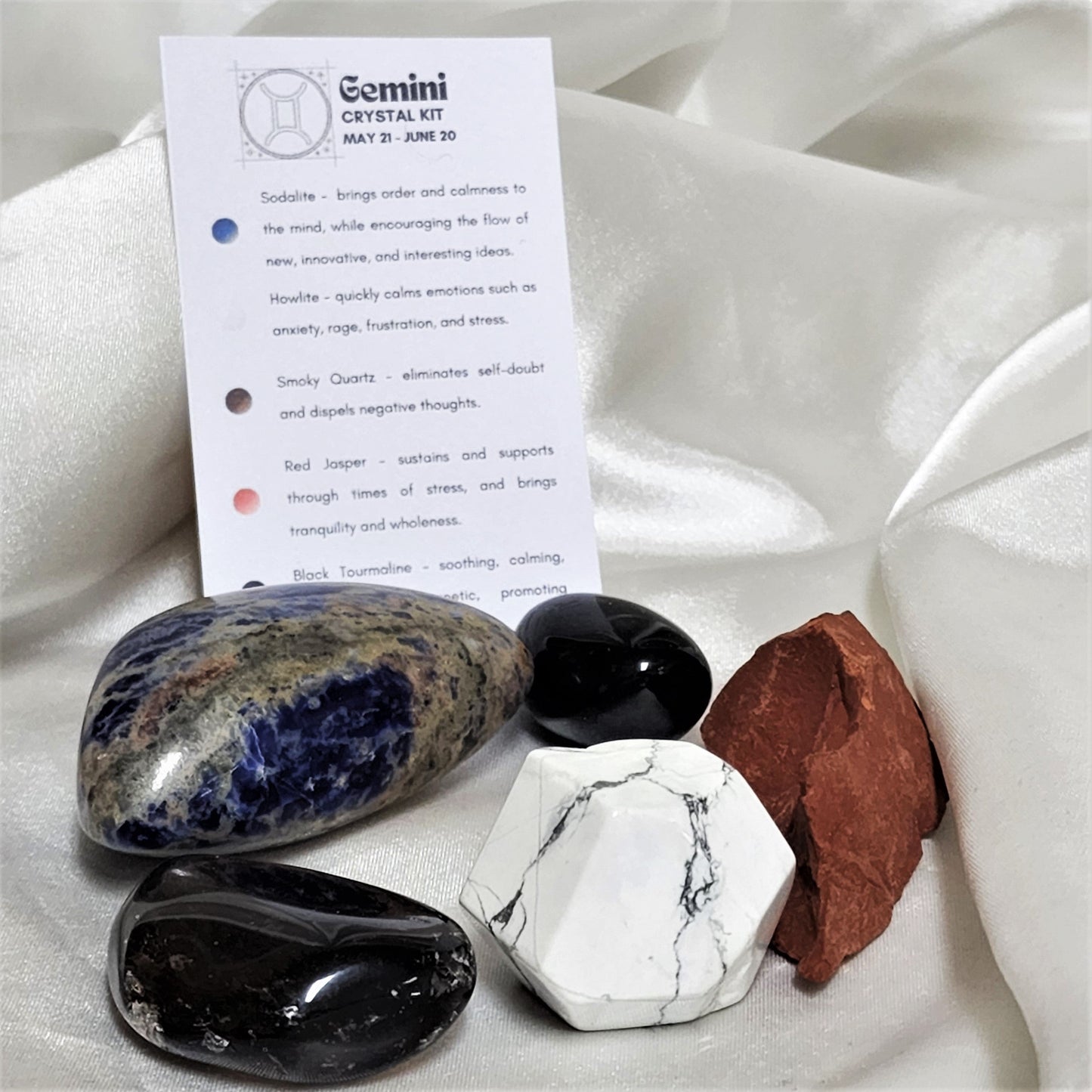 Star Sign Crystal Healing Kit: Gemini