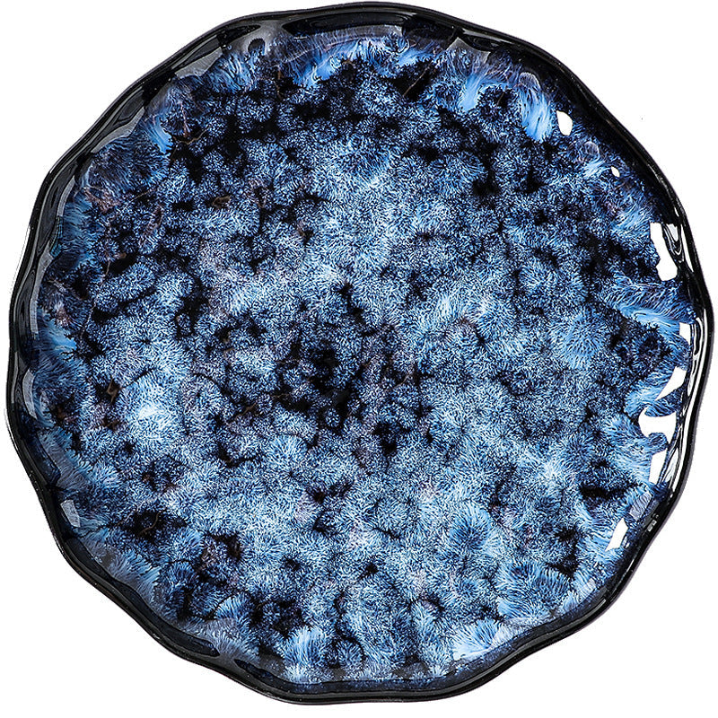 Blue Enchantress Tableware Set High-End Restaurant Plate Hotel