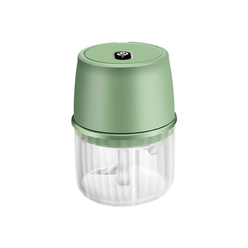 Handheld Cordless Garlic Mincer Compact Battery-Powered Food Processor
