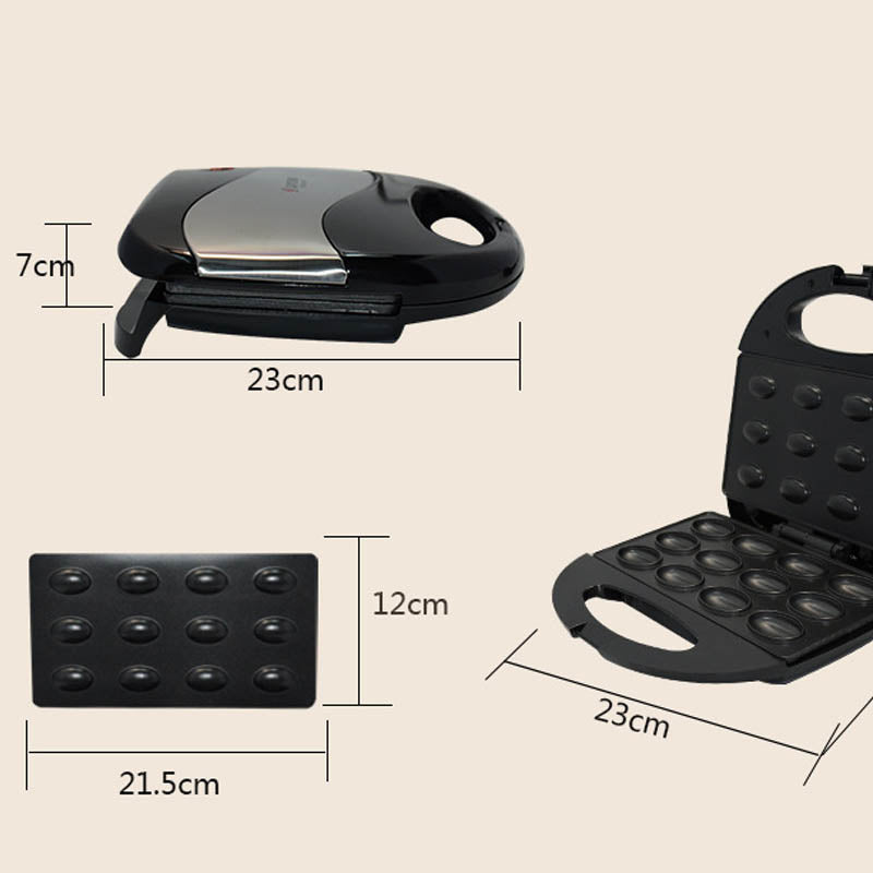 Compact Kitchen Nutty Sandwich Baker Appliance