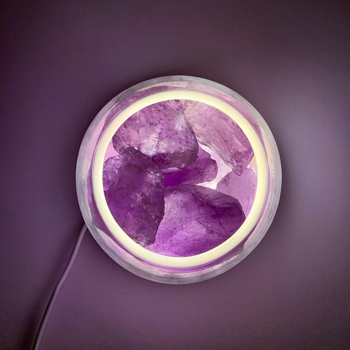 Aurora Crystal Light - Amethyst Diffusing
