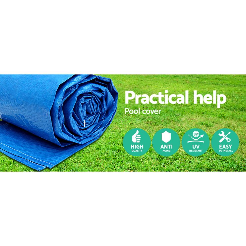 Bestway 58017 Pool Cover Fits 4x2.11m Above Ground Swimming Pool PE