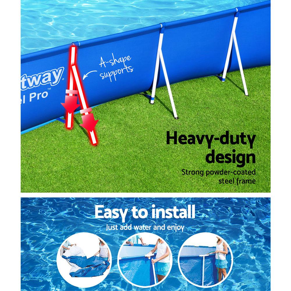 Bestway Swimming Pool Above Ground Heavy Duty Steel Pro™ Frame Pools
