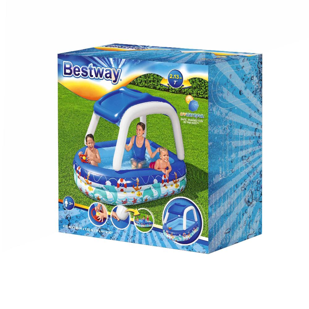 Bestway Kids Play Pools Above Ground Inflatable Swimming Pool Canopy