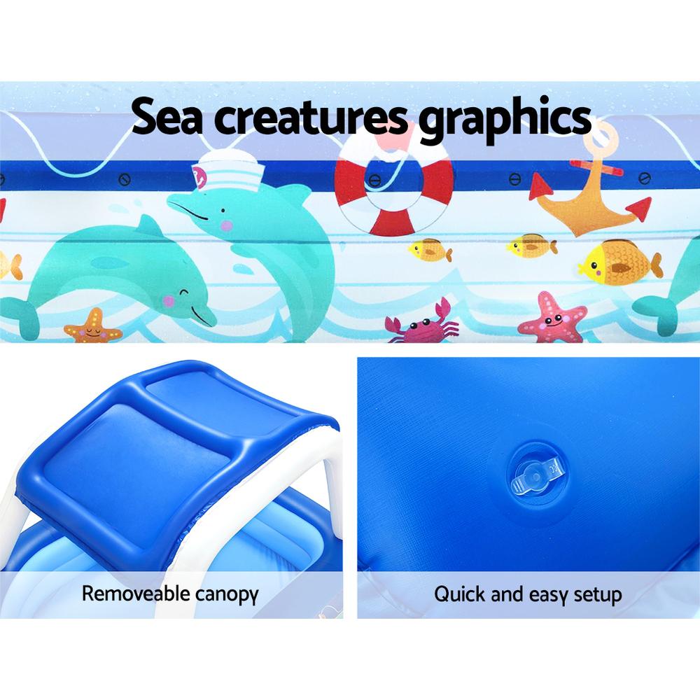 Bestway Kids Play Pools Above Ground Inflatable Swimming Pool Canopy