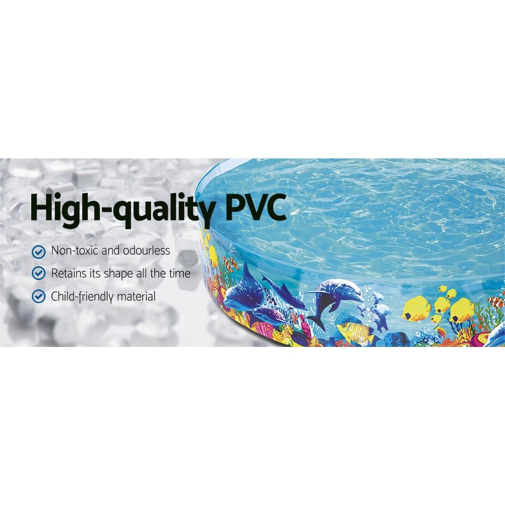 Bestway Kids Pool 244x46cm Round Above Ground Rigid Swimming Pools