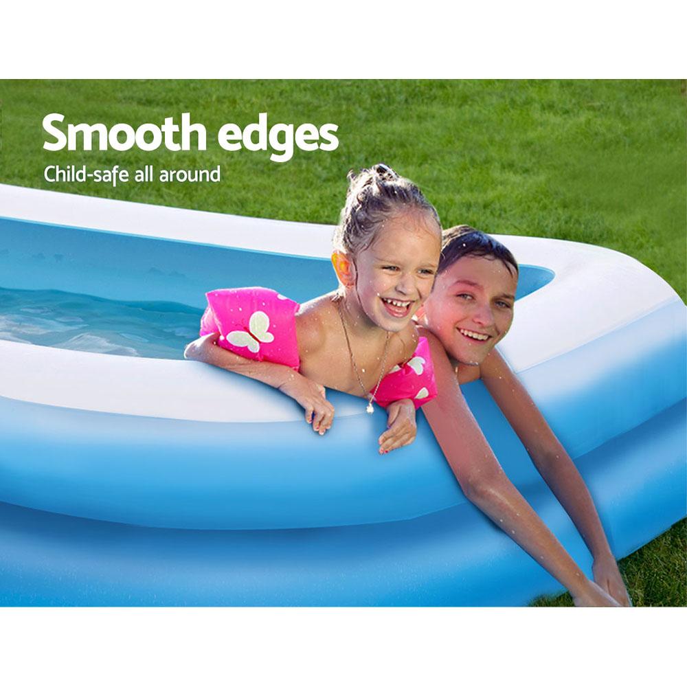 Bestway Kids Pool 262x175x51cm Inflatable Above Ground Swimming Pools