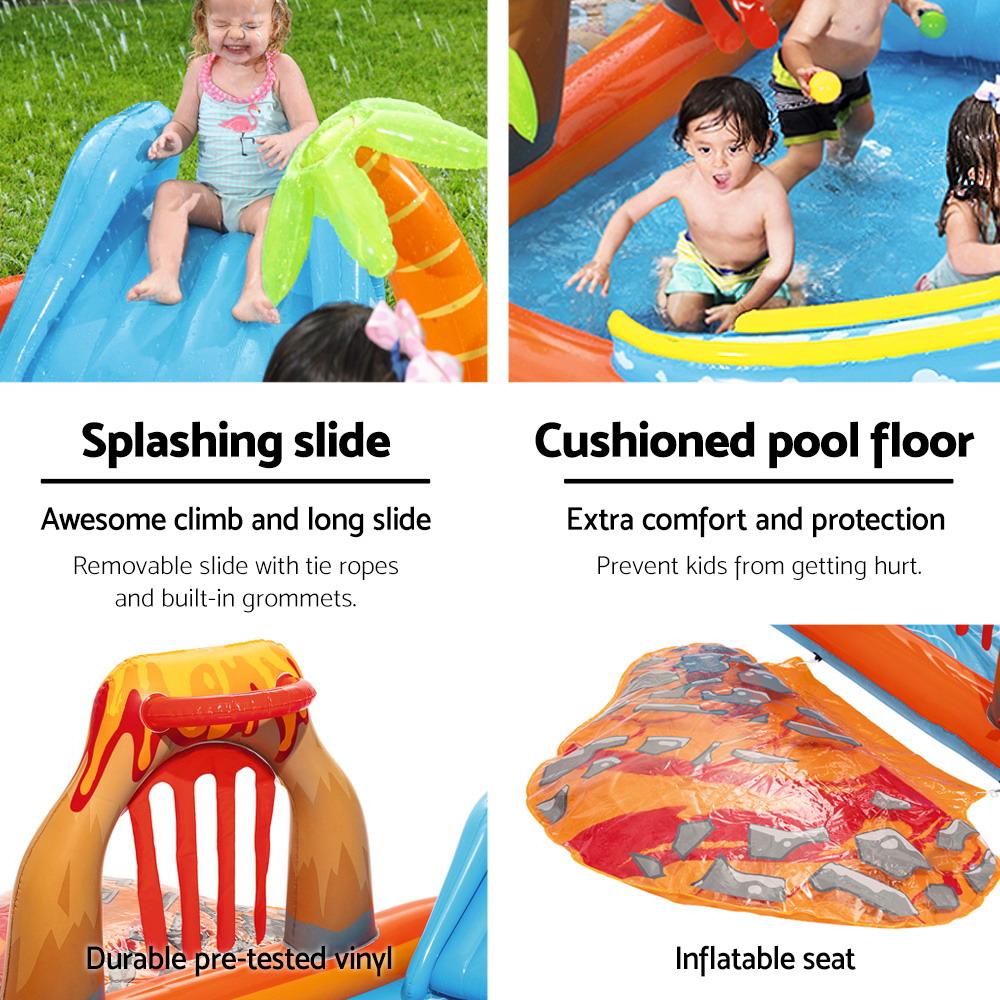 Bestway Kids Pool 265x265x104cm Inflatable Above Ground Swimming Play