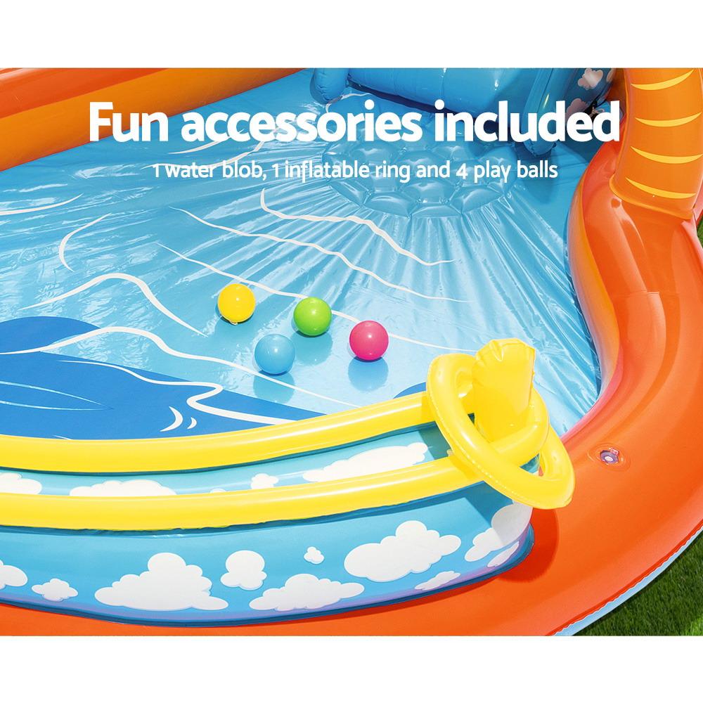 Bestway Kids Pool 265x265x104cm Inflatable Above Ground Swimming Play