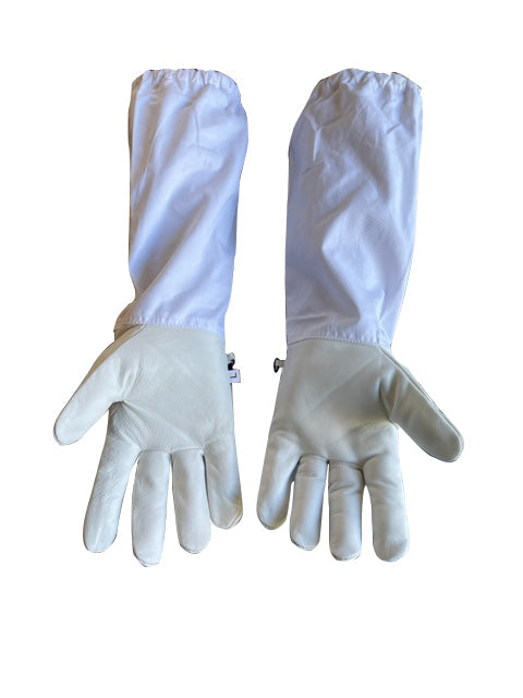 Beekeeping Bee Goat Skin Protective Gloves-3
