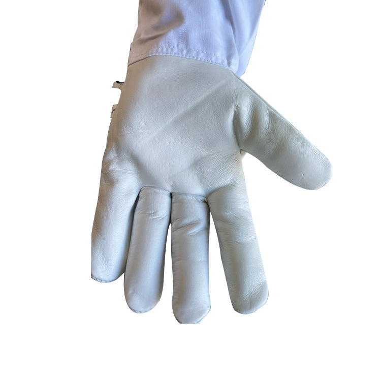 Beekeeping Bee Goat Skin Protective Gloves-2