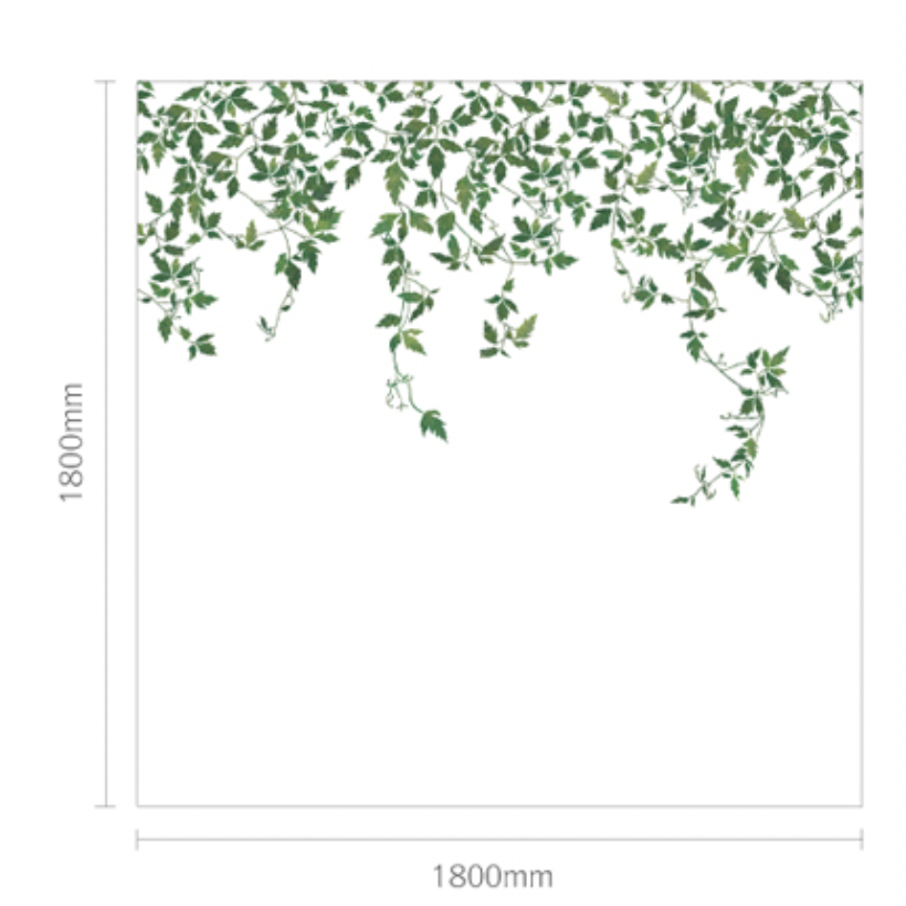 Bird's Garden 180cm x 180cm