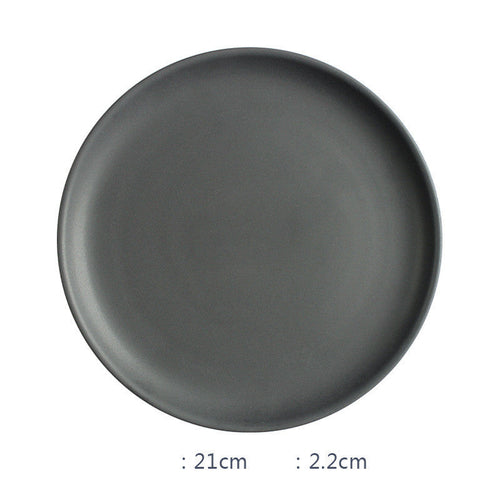 Nordic Ceramic Rice Bowl Steak Plate Deep Household Tableware Dish