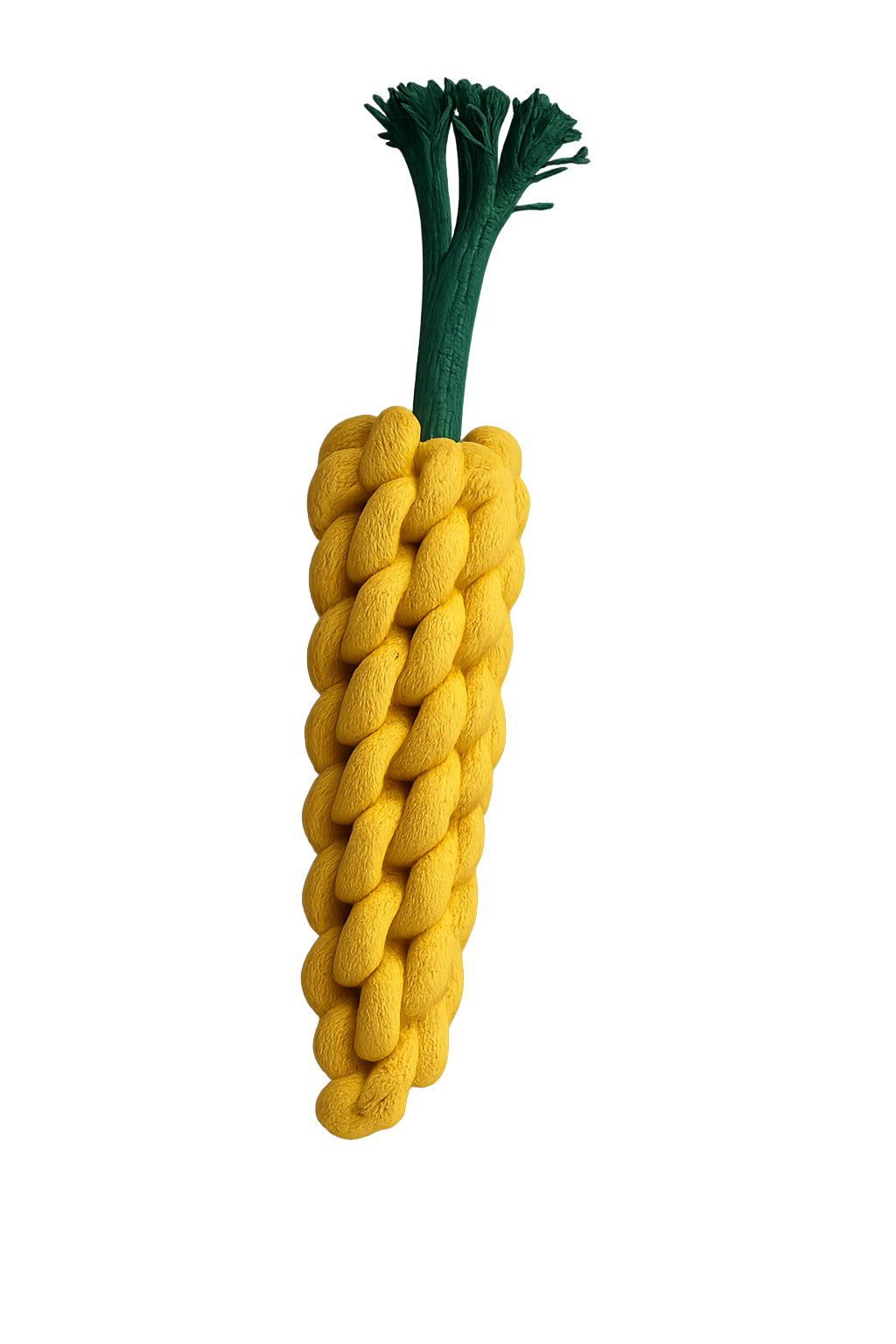 Braided Carrot Dog Toy – Durable Chew & Tug