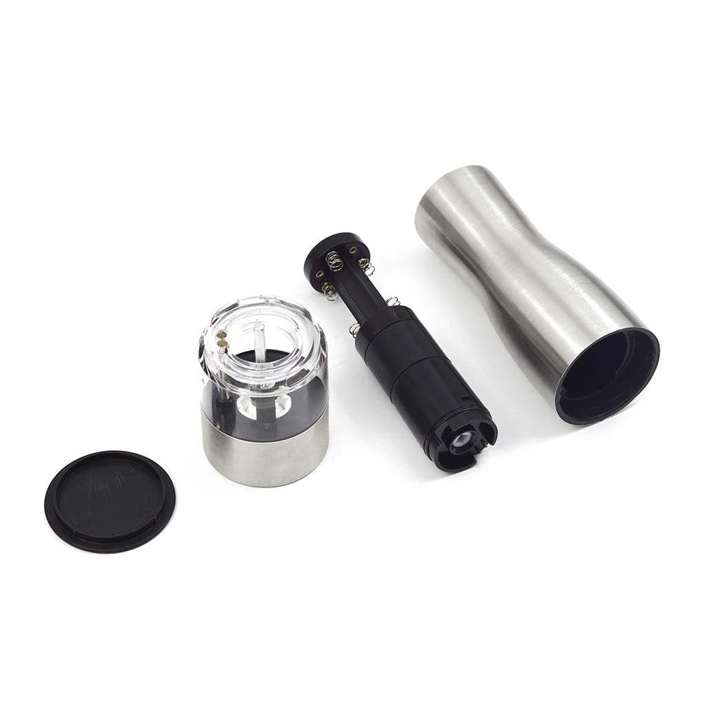 Stainless Steel Electric Salt Pepper Grinder Set