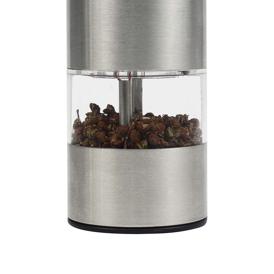 Stainless Steel Electric Salt Pepper Grinder Set