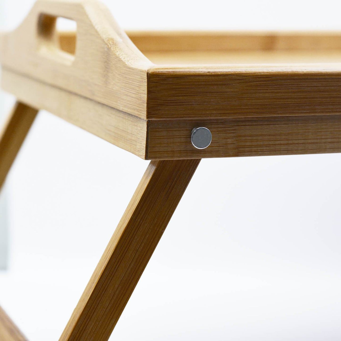 Wooden Folding Tray Bamboo Fold Up