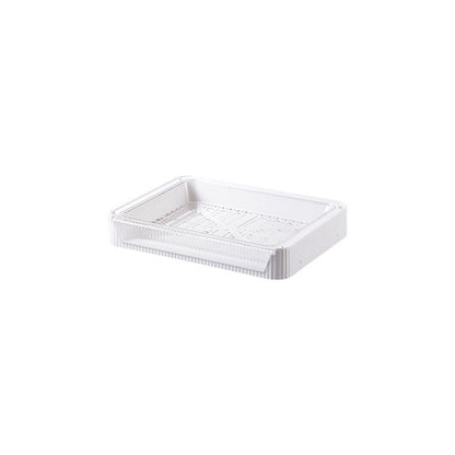 Kitchen Folding Storage Rack with Draining Basket Fruit Vegetable