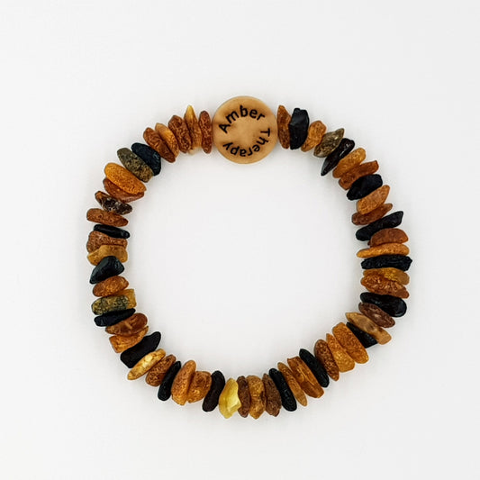 Small Cat Multi Amber Collar-0