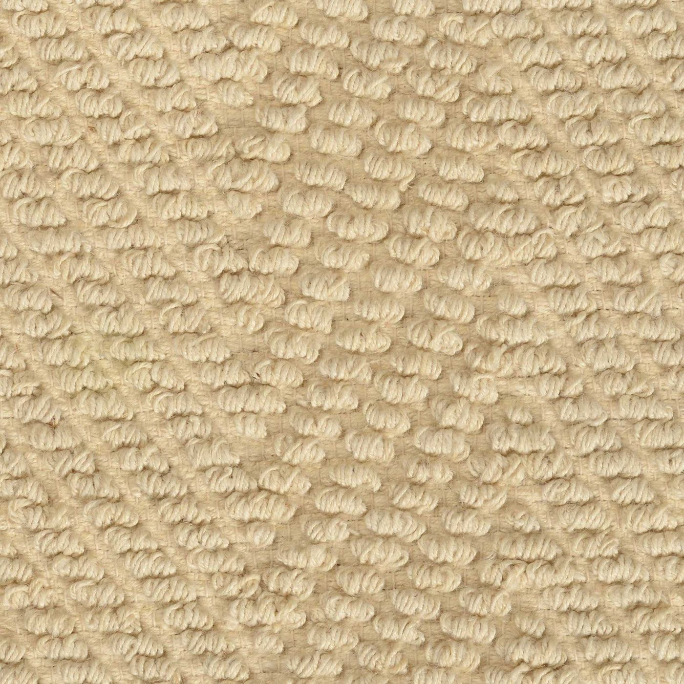 6inches x 9inches Ivory Plain Herringbone Woven Jute Indoor Area Rug