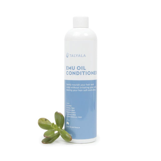 375ml Talyala Emu Oil Conditioner Nourish Protect Dandruff Dry