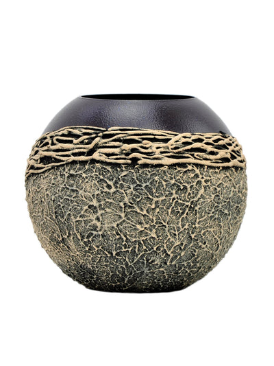 Hand painted Glass Vase