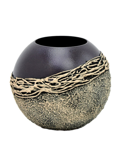 Hand painted Glass Vase