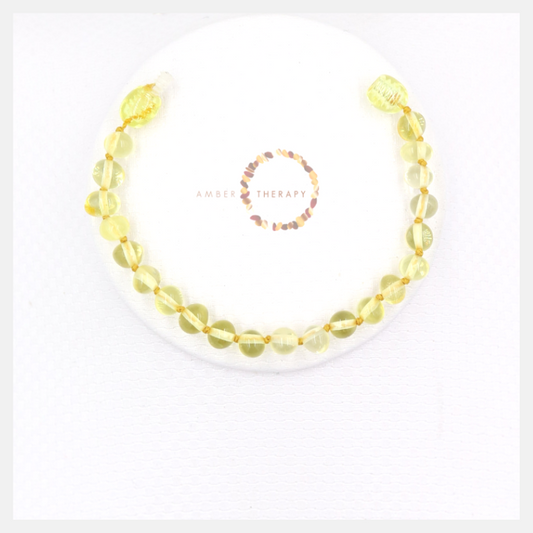 Child Honey Amber Anklet-0