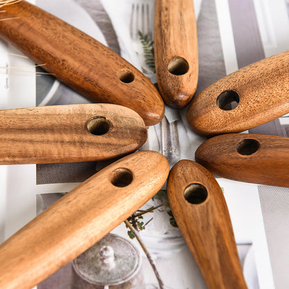Teak Natural Wood Tableware Spoon Ladle Turner Rice Colander Soup