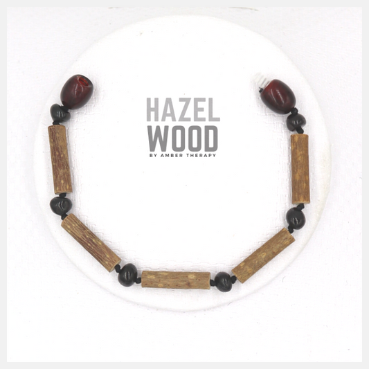 Child Cherry Amber & Hazelwood Anklet-0