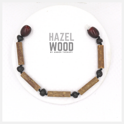 Child Cherry Amber & Hazelwood Anklet-0