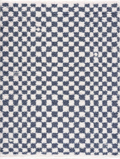 Kieu Blue Check Rug