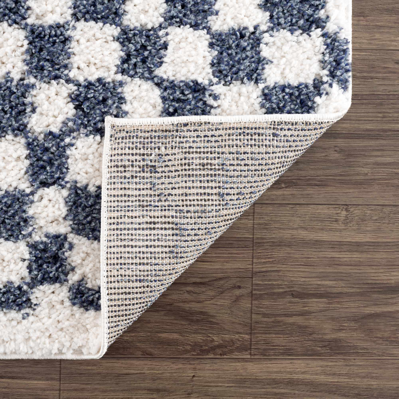 Kieu Blue Check Rug