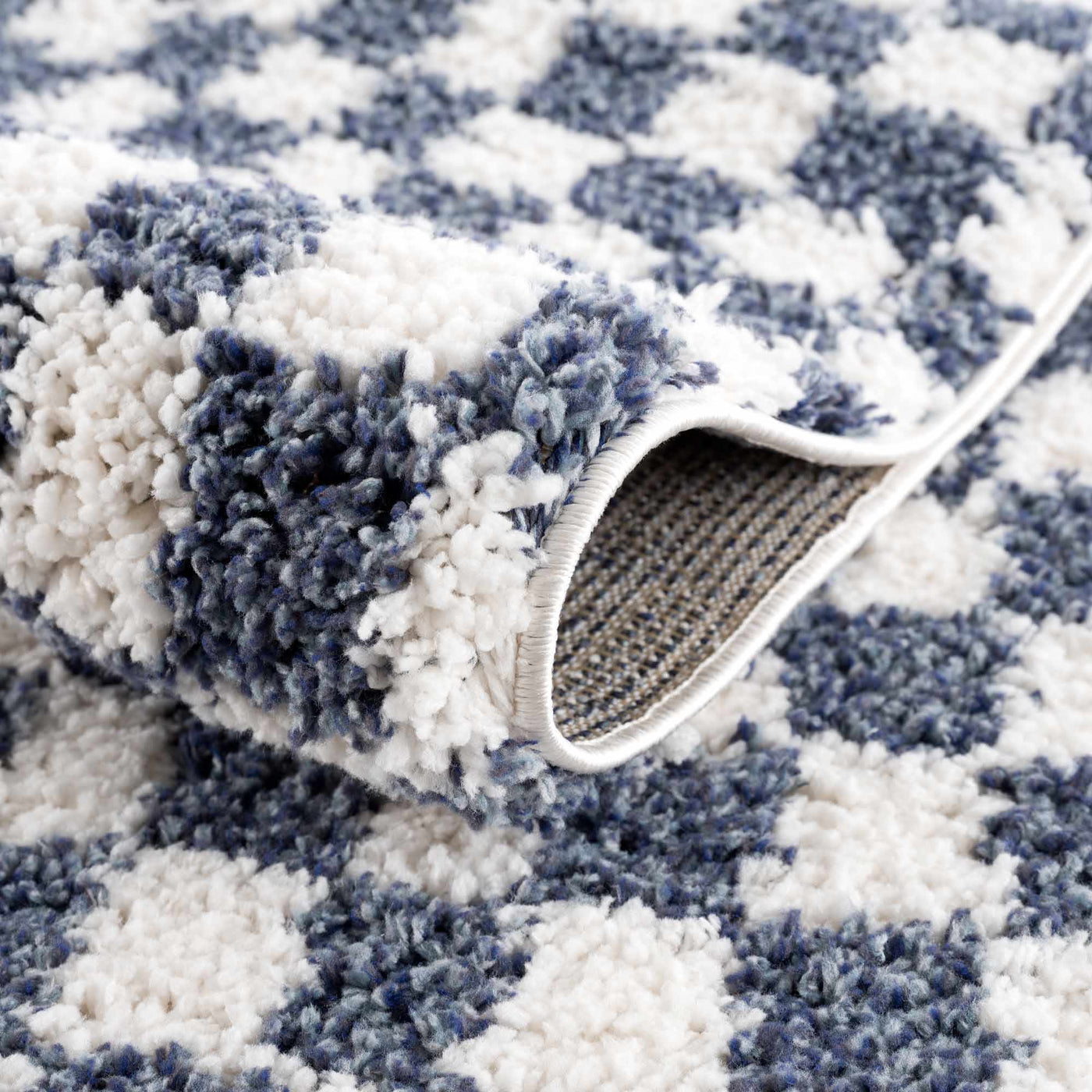 Kieu Blue Check Rug