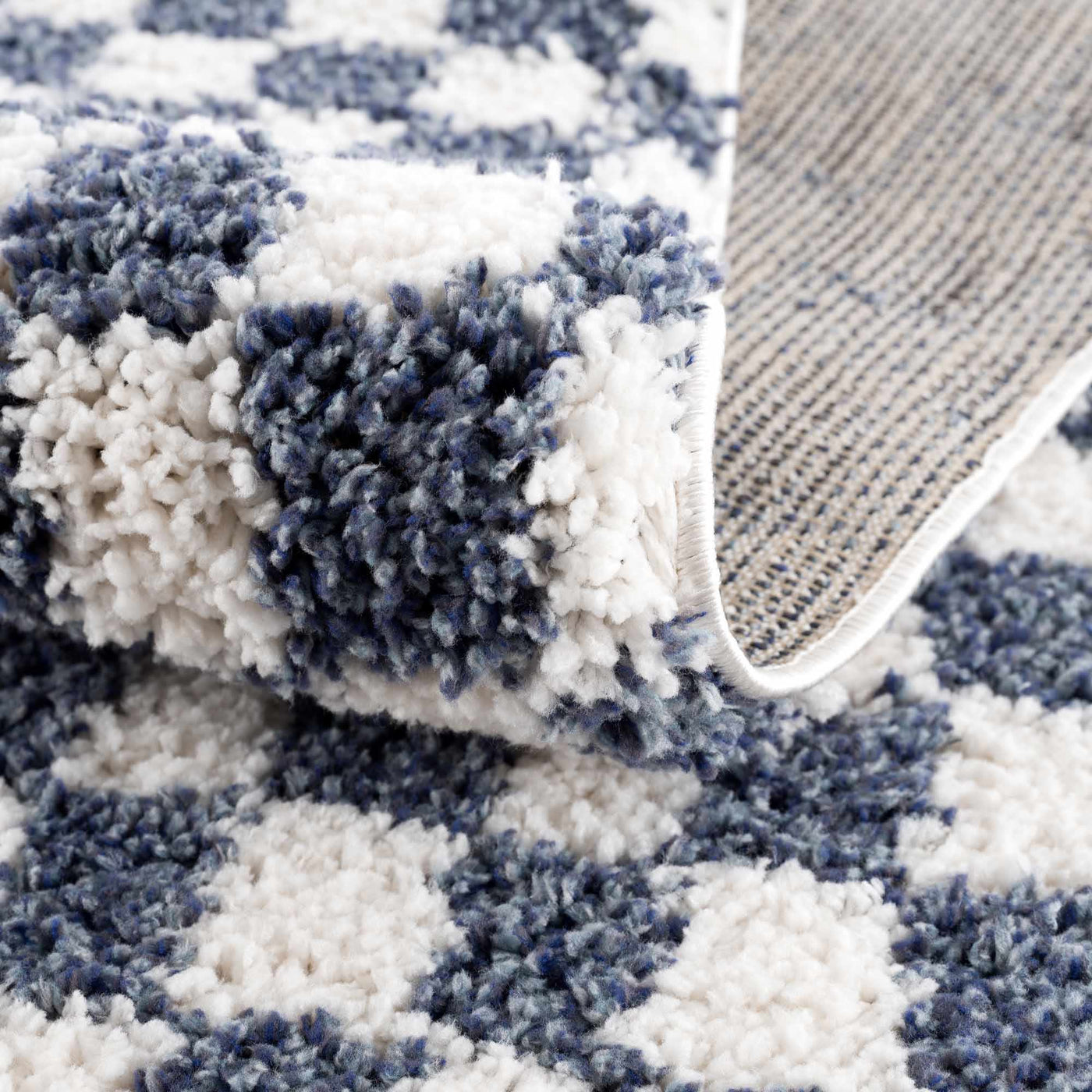 Kieu Blue Check Rug