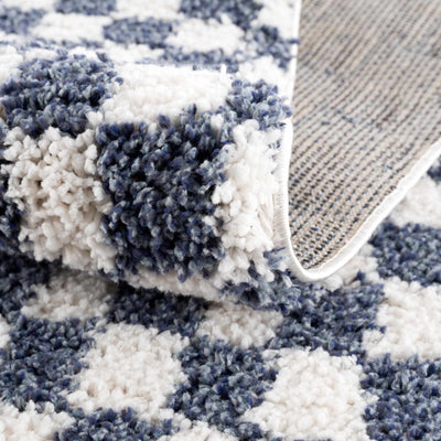Kieu Blue Check Rug