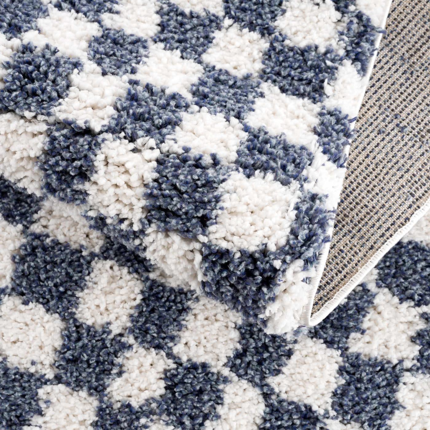 Kieu Blue Check Rug