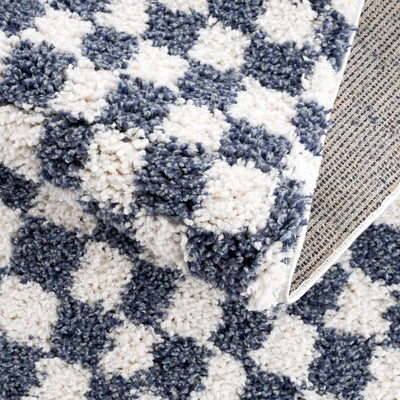Kieu Blue Check Rug