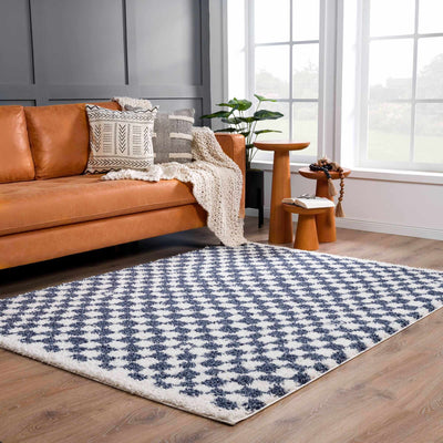 Kieu Blue Check Rug