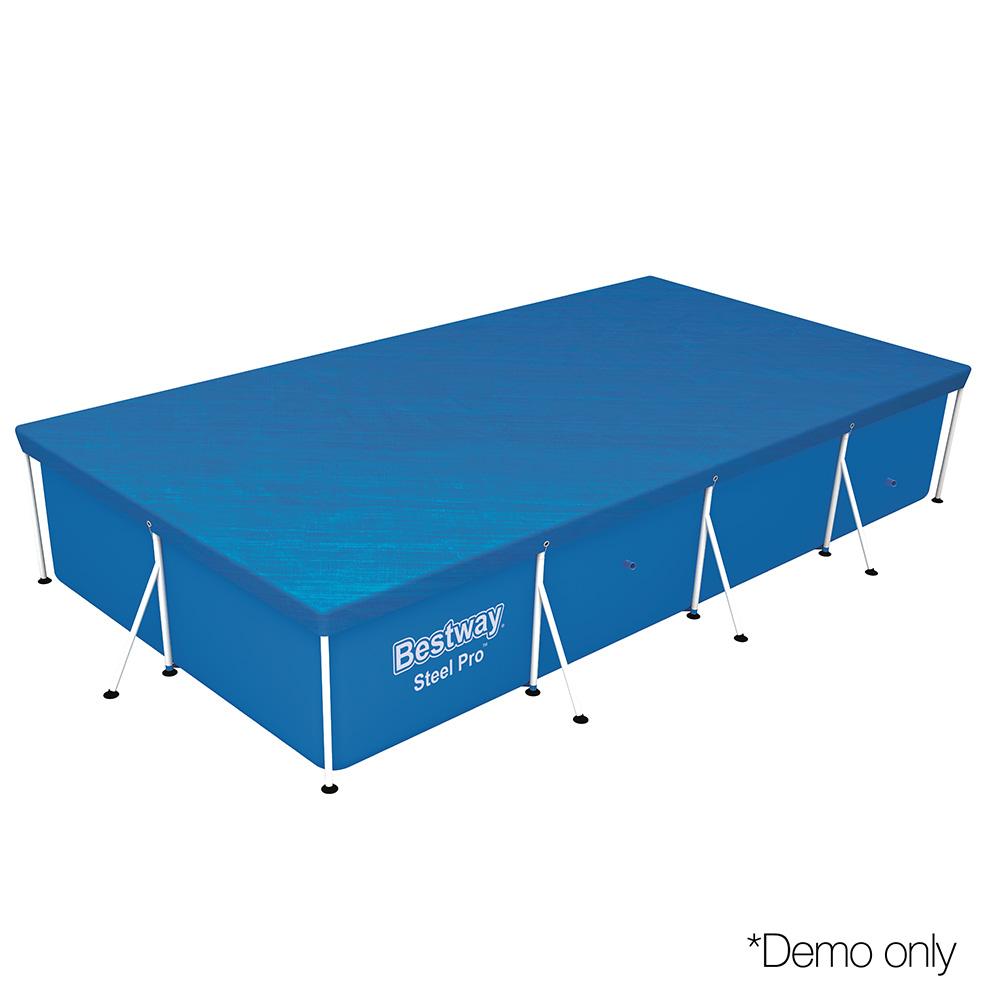 Bestway 58017 Pool Cover Fits 4x2.11m Above Ground Swimming Pool PE
