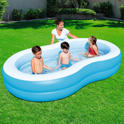 Bestway Kids Pool 262x157x46cm Inflatable Above Ground Swimming Pools