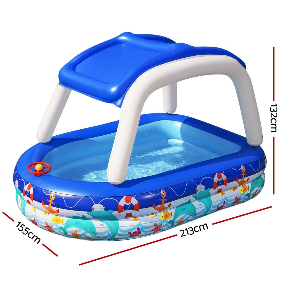 Bestway Kids Play Pools Above Ground Inflatable Swimming Pool Canopy