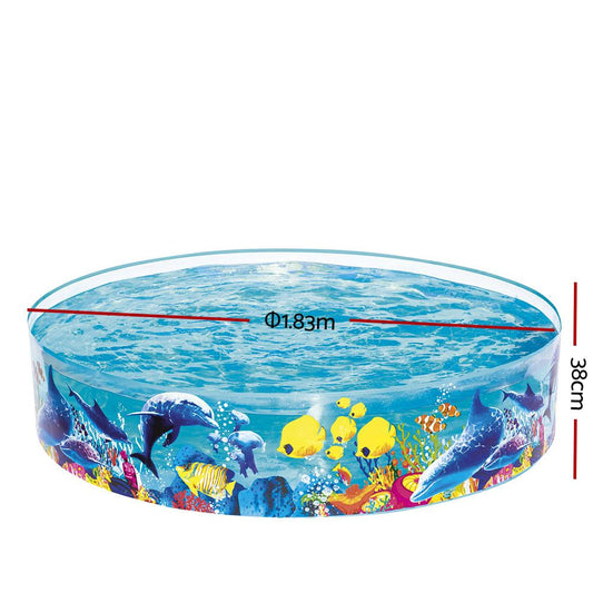 Bestway Kids Pool 183x38cm Round Above Ground Rigid Swimming Pools