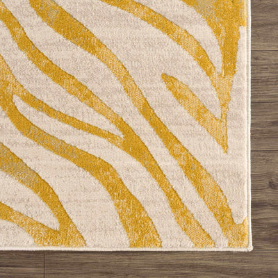 Sunny Zebra Stripe Area Rug