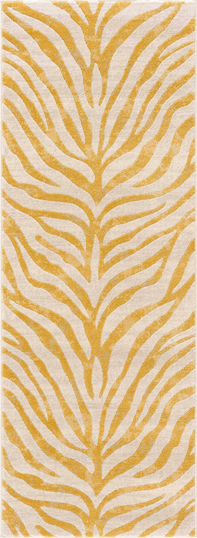 Sunny Zebra Stripe Area Rug