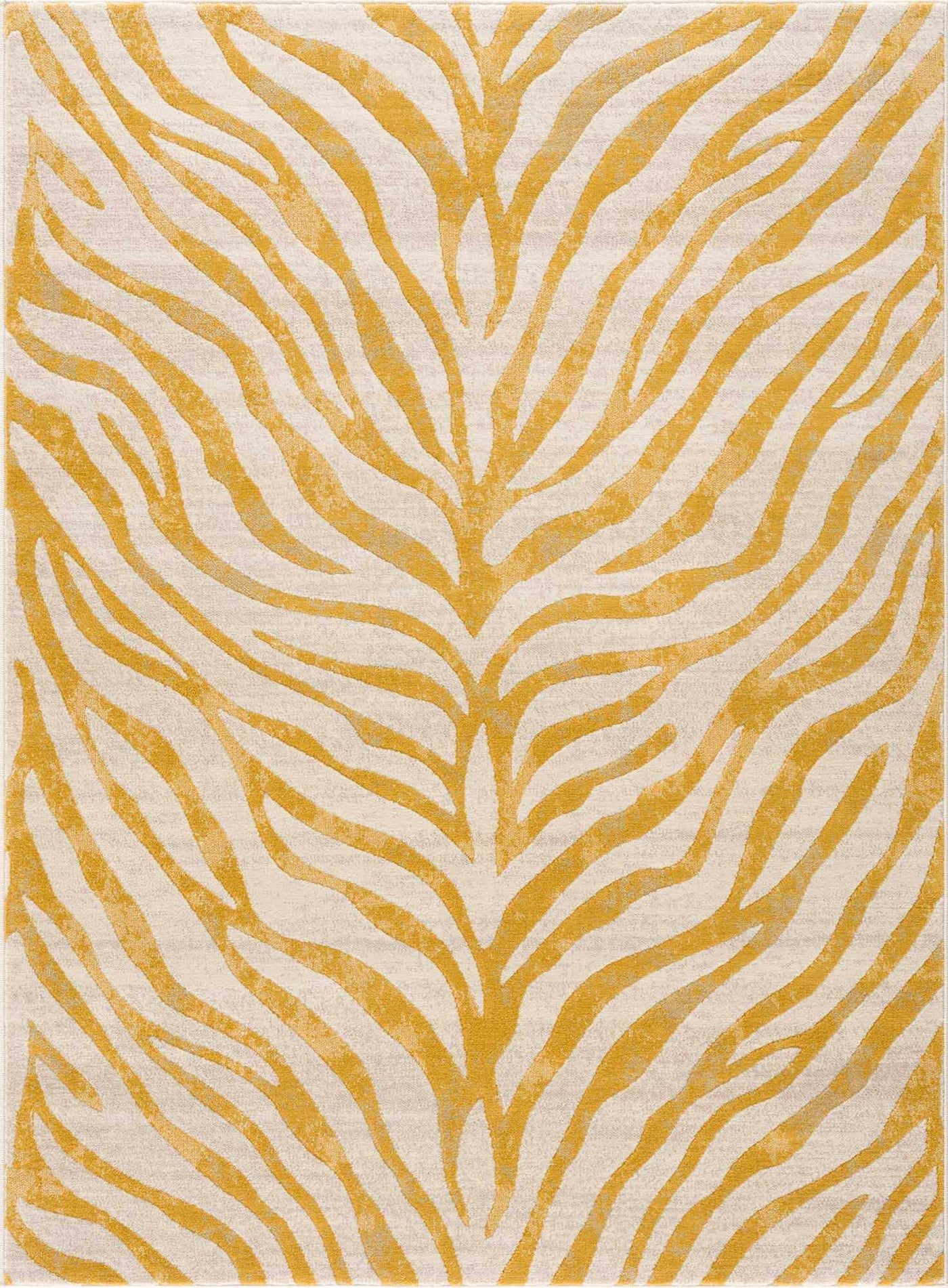 Sunny Zebra Stripe Area Rug