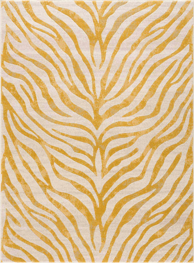Sunny Zebra Stripe Area Rug