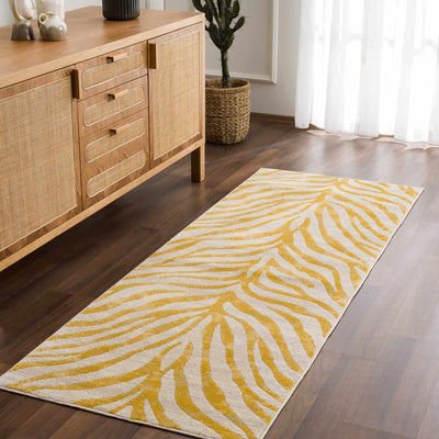 Sunny Zebra Stripe Area Rug