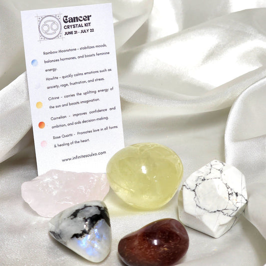 Star Sign Crystal Healing Kit: Cancer