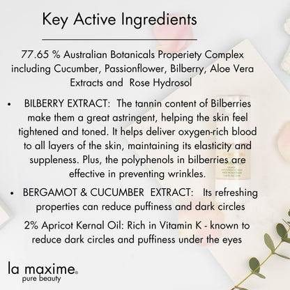 Youthful Eyes Brightening Eye Cream : Dermatologist tested, clinically